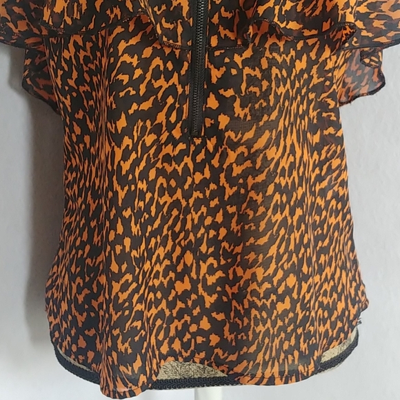 Ali & Kris Sheer Ruffle Tank Top Blouse - Picture 6 of 8